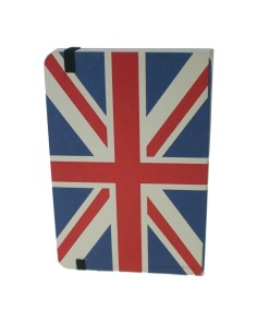 Bloc-notes de style vintage GARDER CALME et CONTINUER avec la couleur rouge 2
