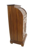  Petit bureau de style américain en teck en bois massif pour pièce de collection unique du modèle d'ambiance rustique