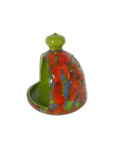 Support à récurer pour évier en céramique couleur pistache organisateur d'évier ustensiles de cuisine 2