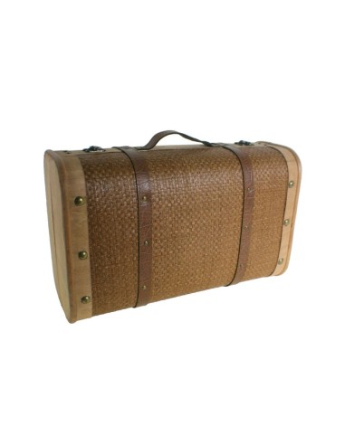 Grande valise en bois rangement décoration de la maison style nordique Ragalo 