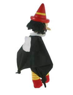 Marioneta Títere de mano diseño mago con cabeza de madera juguete clásico tradicional para niños niñas 2