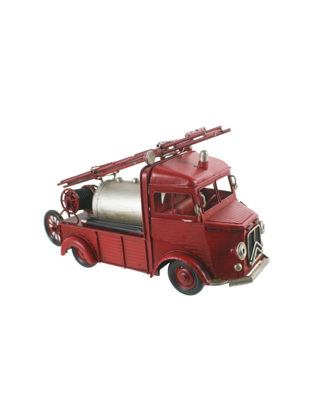 Rèplica camió de bombers en metall color vermell per a col·leccionistes.