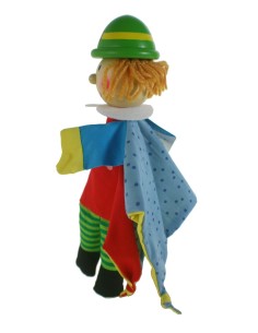 Marioneta Títere de mano diseño principe con cabeza de madera juguete clásico tradicional para niños niñas 2