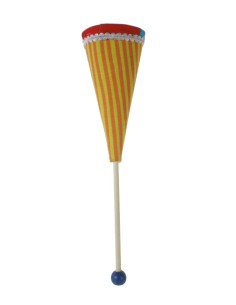 Títere en cucurucho de cartón y cara de madera juguete clásico y tradicional para niños niñas 2