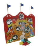 Joc de punteria circ de fusta 