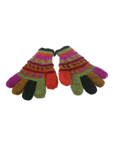 Gants en laine orange fabriqués à la main chaud doux et confortable pour l'hiver froid gants unisexes pour adultes cadeau origin