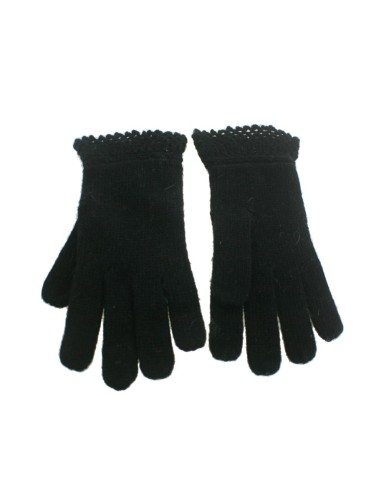 Guantes  mitones de invierno para señora color negro estilo clásico calientes suaves para invierno regalo original