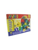 Puzzle encajable de madera con forma de caracol con Letras juego educativo infantil para aprender el abecedario.