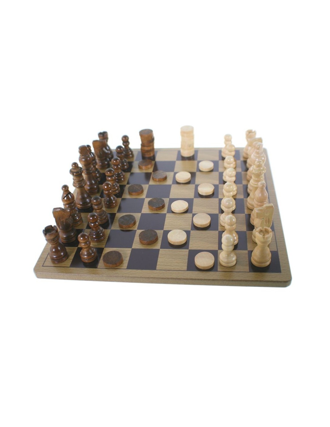 Jeu d'échecs et de dames de voyage - Jeux de société