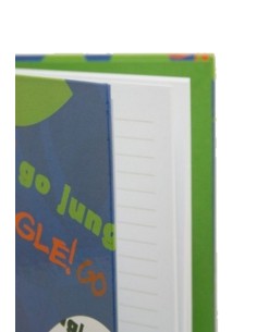 Cahier pour enfants jungle à rayures 2