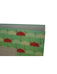 Cahier à reliure à anneaux avec feuilles caoutchoutées 2