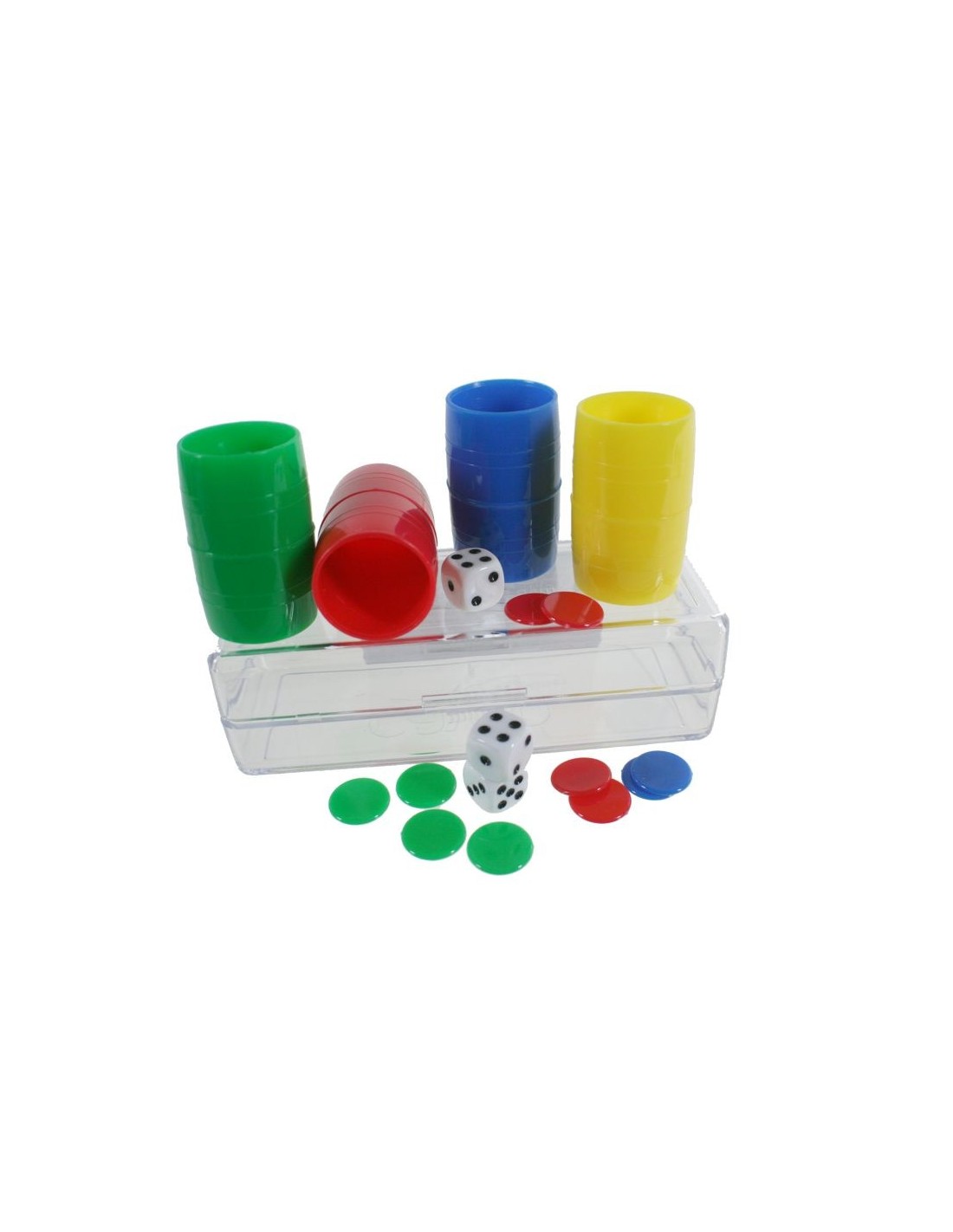Fichas de parchís para 4 jugadores con barriletes y fichas de colores accesorio para juego clásico de mesa