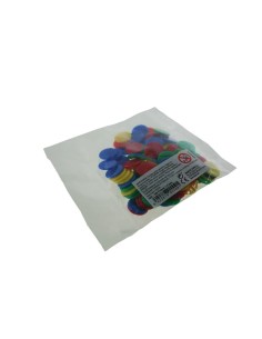 Jeu de jetons 4 couleurs env. 100 jetons pour jouer à l'oie et au Parcheesi. 2