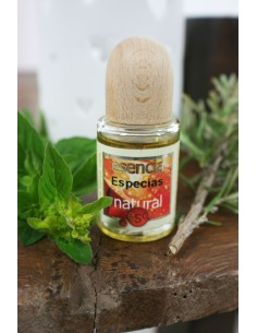 Esencia natural aroma de Especias en frasco perfume de ambiente. Frasco: 16 ml.