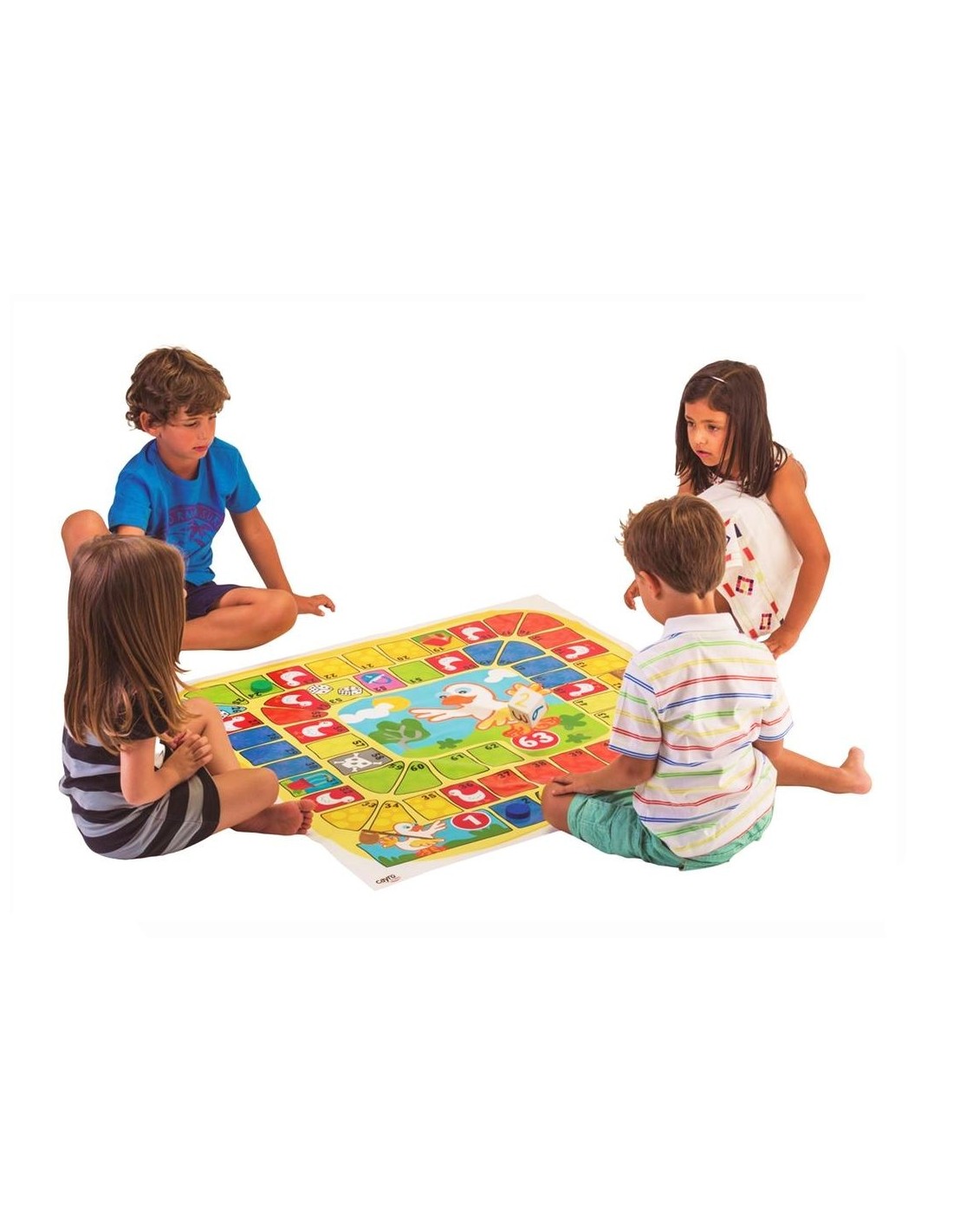 juegos de mesa familiares Juegos de mesa 43761 juguetes niños 3 años juego de suelo juego de suelo niños juego de la oca juegos de mesa para niños juegos educativos Oca gigante ColorBaby 