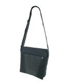 Bolso multiuso étnico hippie asas tejido algodón color gris oscuro