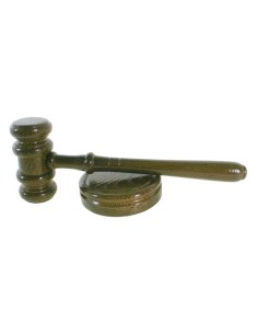 Martillo de Juez con Base de Madera Hecho Artesanalmente Símbolo de Justicia y Autoridad. 2