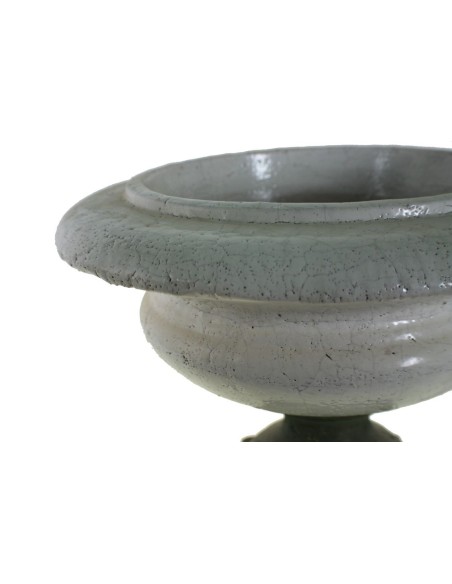 Grand pot en céramique en forme de coupe en terre cuite pour jardin de style rustique, décoration de la maison