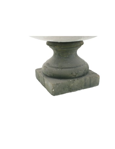 Maceter gran terracota de ceràmica amb forma de copa per a jardí d'estil rústic, decoració llar. 