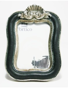 Marc per a foto petita de resina color negre estil vintage