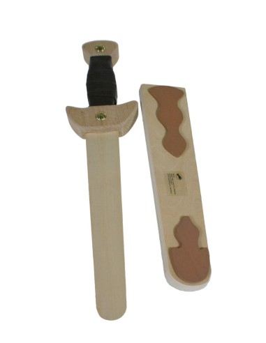 Daga de madera con funda juguete infantil accesorio complemento de juego y disfraces para niño niña. Daga de madera con funda juguete infantil accesorio complemento de juego y disfraces para niño niña.