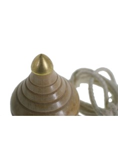 Toupie classique en bois avec corde, jeu d'adresse pour enfants pour garçons et filles.  2