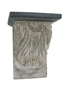 Ménsula de madera tallada estilo antiguo vintage decoración hogar 2