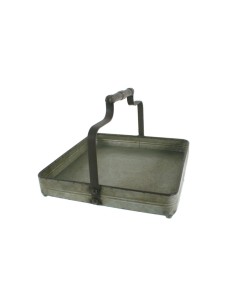 Centro de mesa frutero u organizador estilo vintage con asa para agarre 2