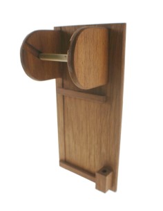 Tablero de pared en madera maciza artesanal para notas de cocina 2