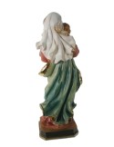 Figura Verge amb Nen o Madonna amb nen Jesús als braços estàtua religiosa pintada a mà decoració llar.