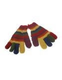Guantes de lana color marrón calientes suaves para invierno guantes unisex artesanal adulto regalo original de estilo hippie