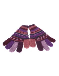 Guantes de lana color lila calientes suaves para invierno guantes unisex artesanal adulto regalo original de estilo hippie