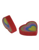 Gomas de borrar infantiles corazón