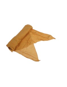 Bufanda foulard de coll estil bàsic a ratlles color narnaja verd complement per a la teva look regal original funcional moda don 2