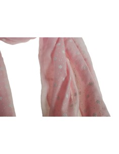 Bufanda foulard estilo básico estampado flores color rosa complemento para tu look regalo original funcional moda mujer 2