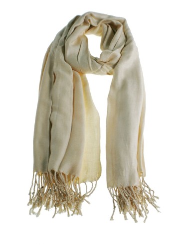 Bufanda foulard estilo básico  color beige complemento para tu look regalo original funcional moda mujer