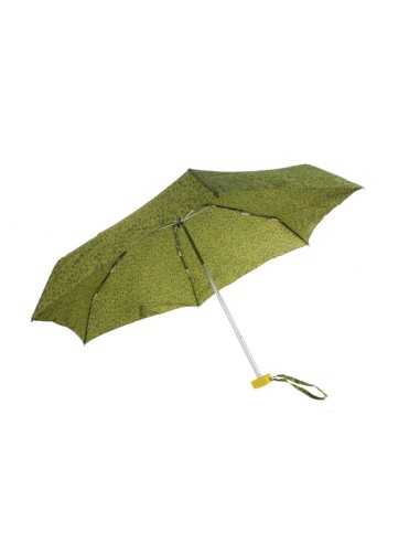 Paraguas plegable de lluvia para bolso señora color verde apertura automática regalo para día de la madre y amiga 