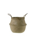 Cesta de hoja de palma para cubremacetas cesta almacenamiento cesta para plantas decoración hogar nórdico