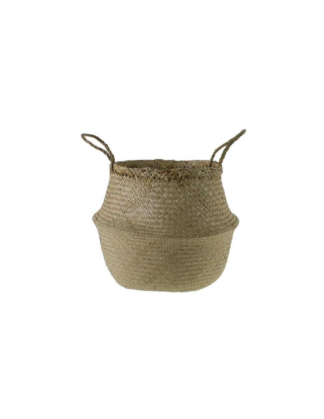 Cesta de hoja de palma para cubremacetas cesta almacenamiento cesta para plantas decoración hogar
