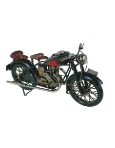 Motocicleta metal replica moto decoración vintage vehículo para coleccionistas y decoración hogar