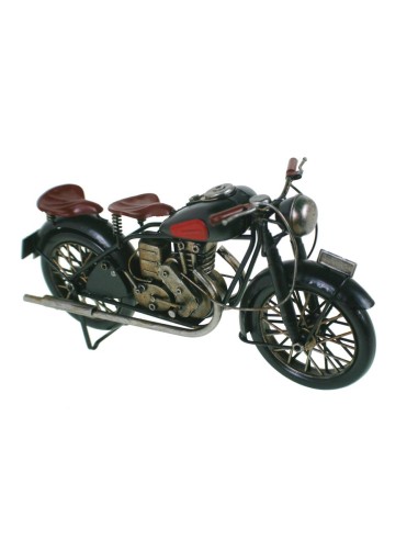 Generic Modelo de moto hecho a mano decoración vintage coleccionable 