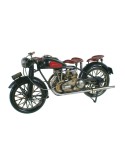 Motocicleta metal replica moto decoración vintage vehículo para coleccionistas y decoración hogar