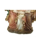 Sagrada Família escultura religiosa de culte pintada a mà. Mides: 20 cm.
