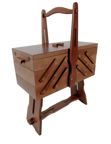 Costurero de madera con pies: Compra Costurero de madera con pies online -  Mercería El Torcal