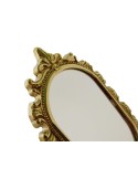 Espejo de mano decorado para tocador y baño estilo romántico