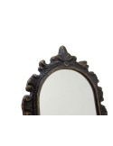Espejo de mano para tocador de latón envejecido de estilo vintage decoración baño y habitación hogar