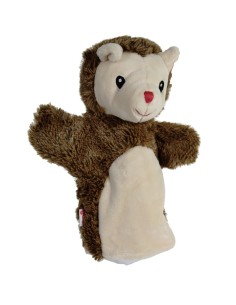 Marioneta de mano Erizo de tela de peluche suave juguete clásico