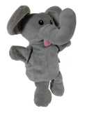  Titella de mà Elefant de tela de peluix suau joguina clàssica tradicional per a nens i nenes