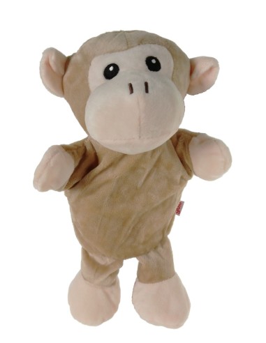 Titella de mà Mono de tela de peluix suau joguina clàssica tradicional per a nens i nenes