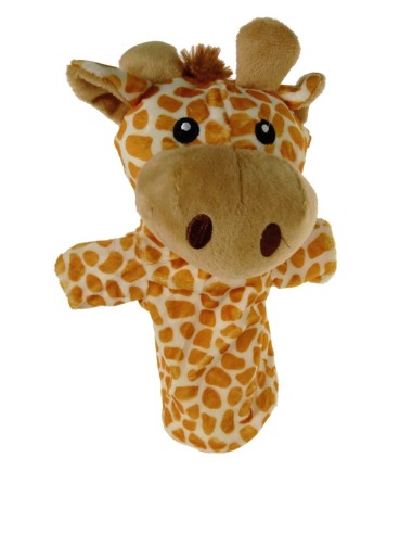 Titella de mà Girafa de tela de peluix suau joguina clàssica tradicional